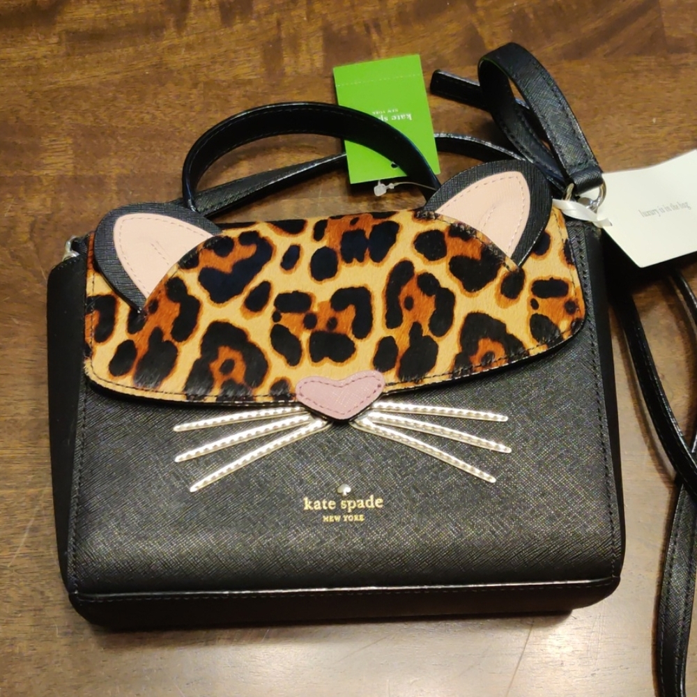 Kate Spade Kerrie Leopard crossbody satchel